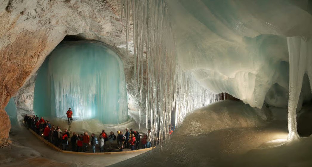 Eisriesenwelt Ice Cave, Werfen, Salzburg State, Austria